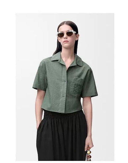 Loe 25ss embroidered shirt