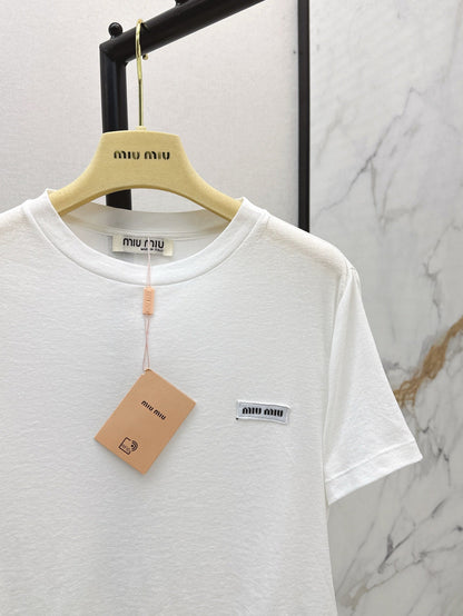 Miu 25ss lace t-shirt