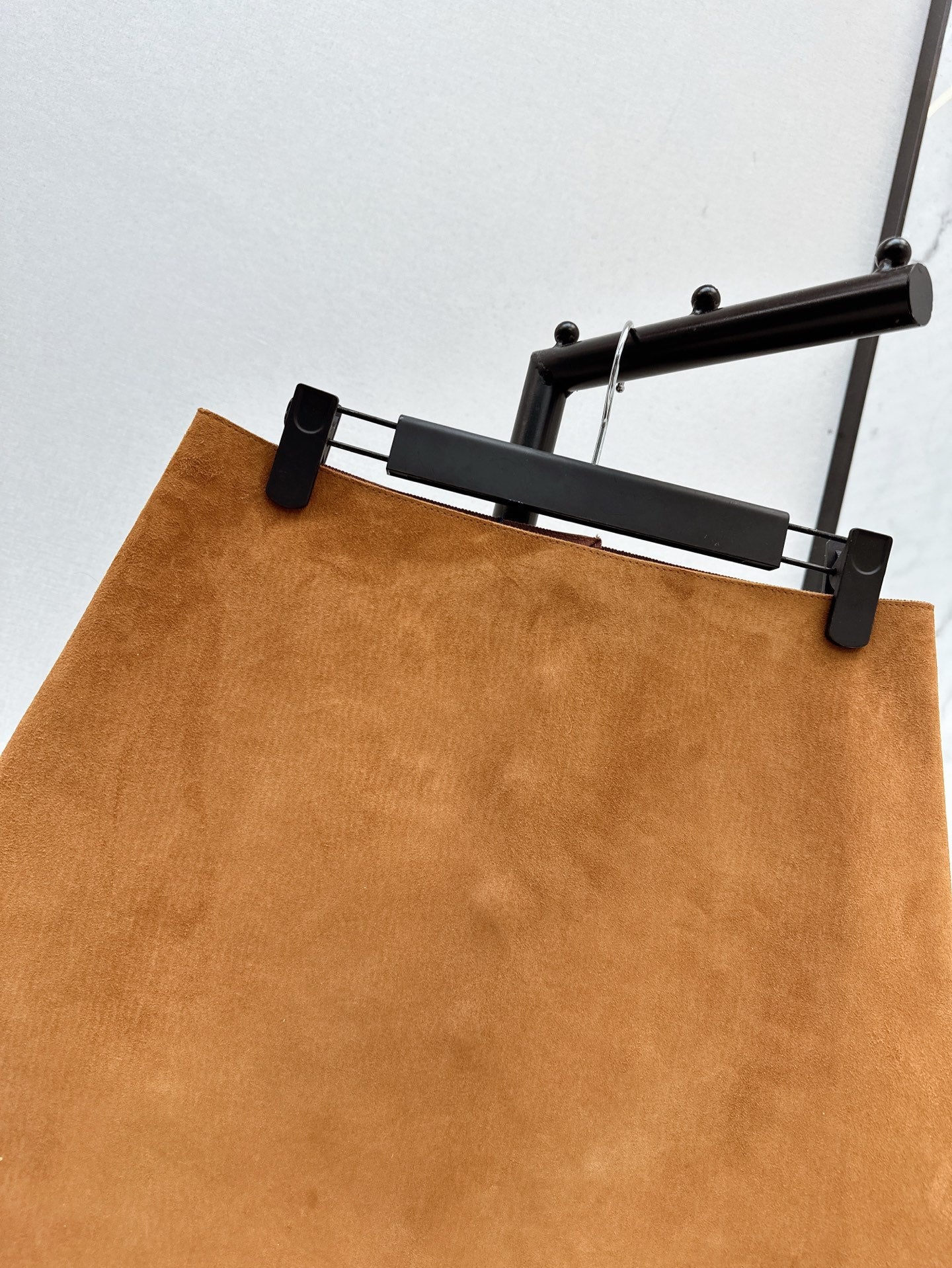 Pra 25ss leather skirt