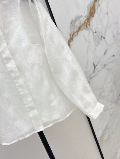 Zimm 25ss linen shirt