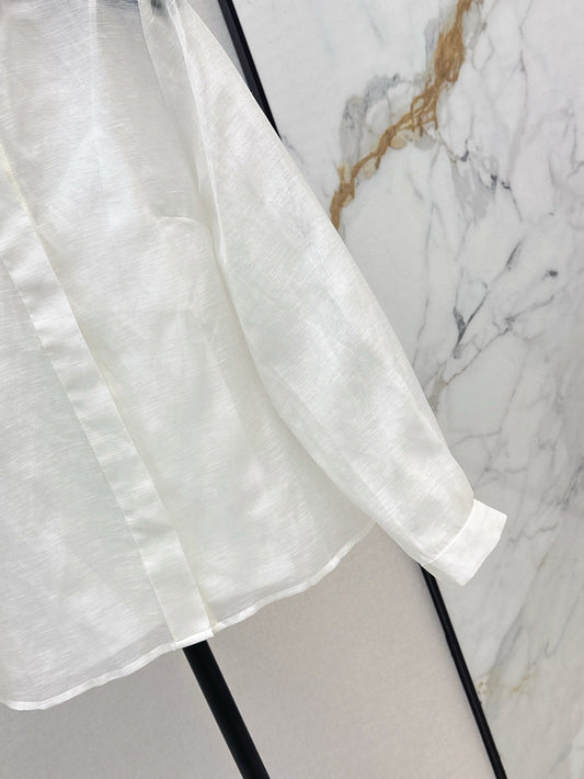 Zimm 25ss linen shirt