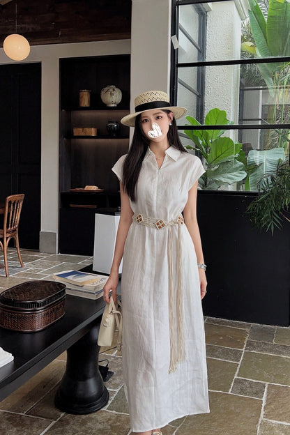 Loro 25ss linen dress