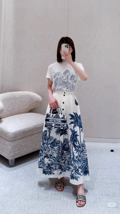 CD 25ss print t-shirt
