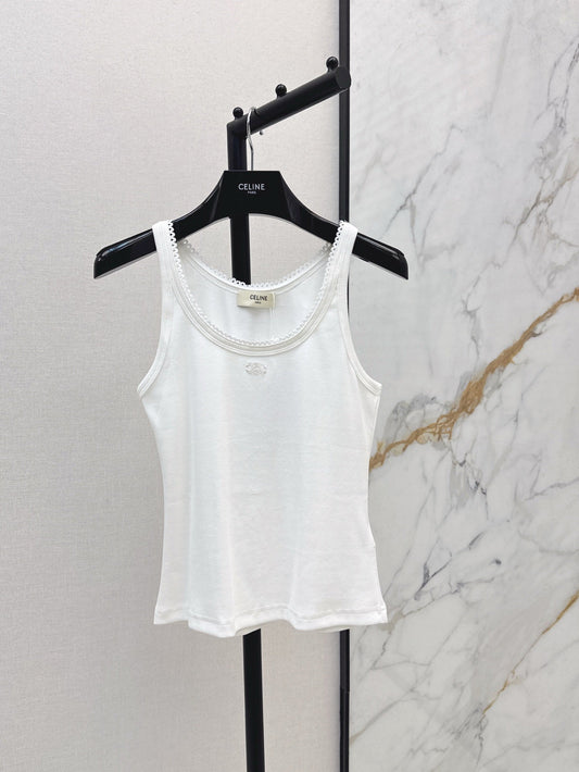 Celi 25ss embroidered vest