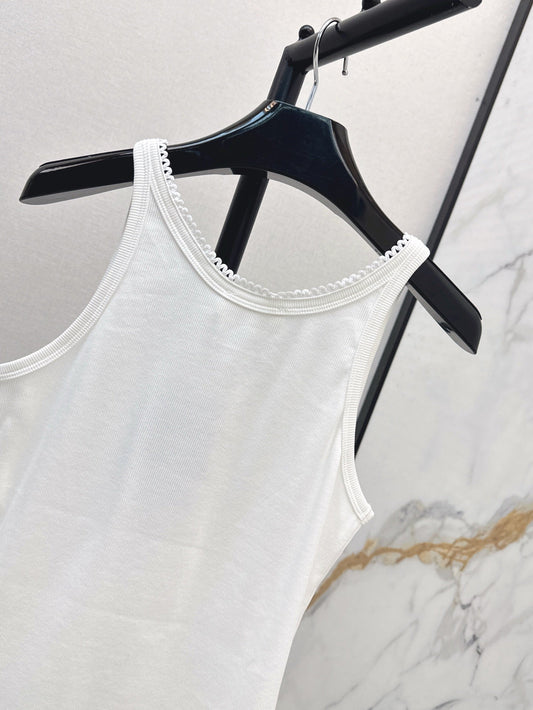 Celi 25ss embroidered vest