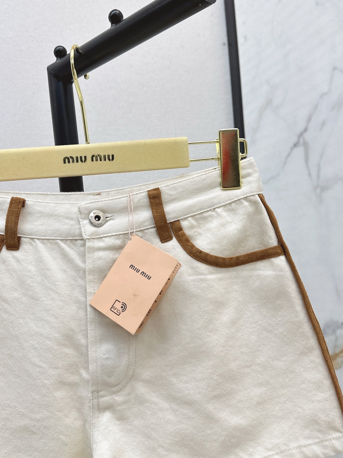 Miu 25ss denim short