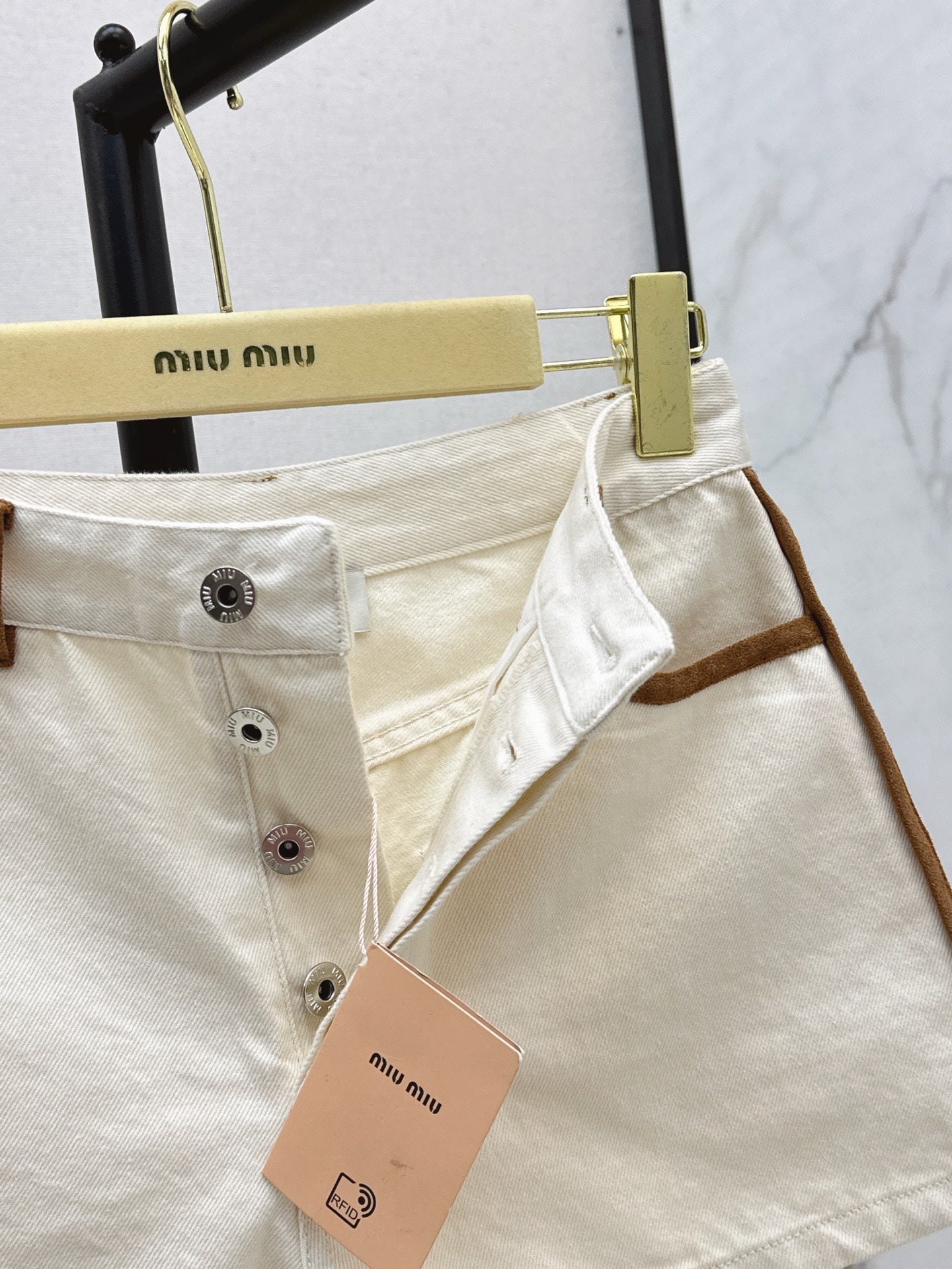 Miu 25ss denim short