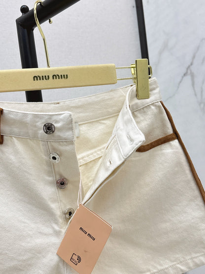 Miu 25ss denim short