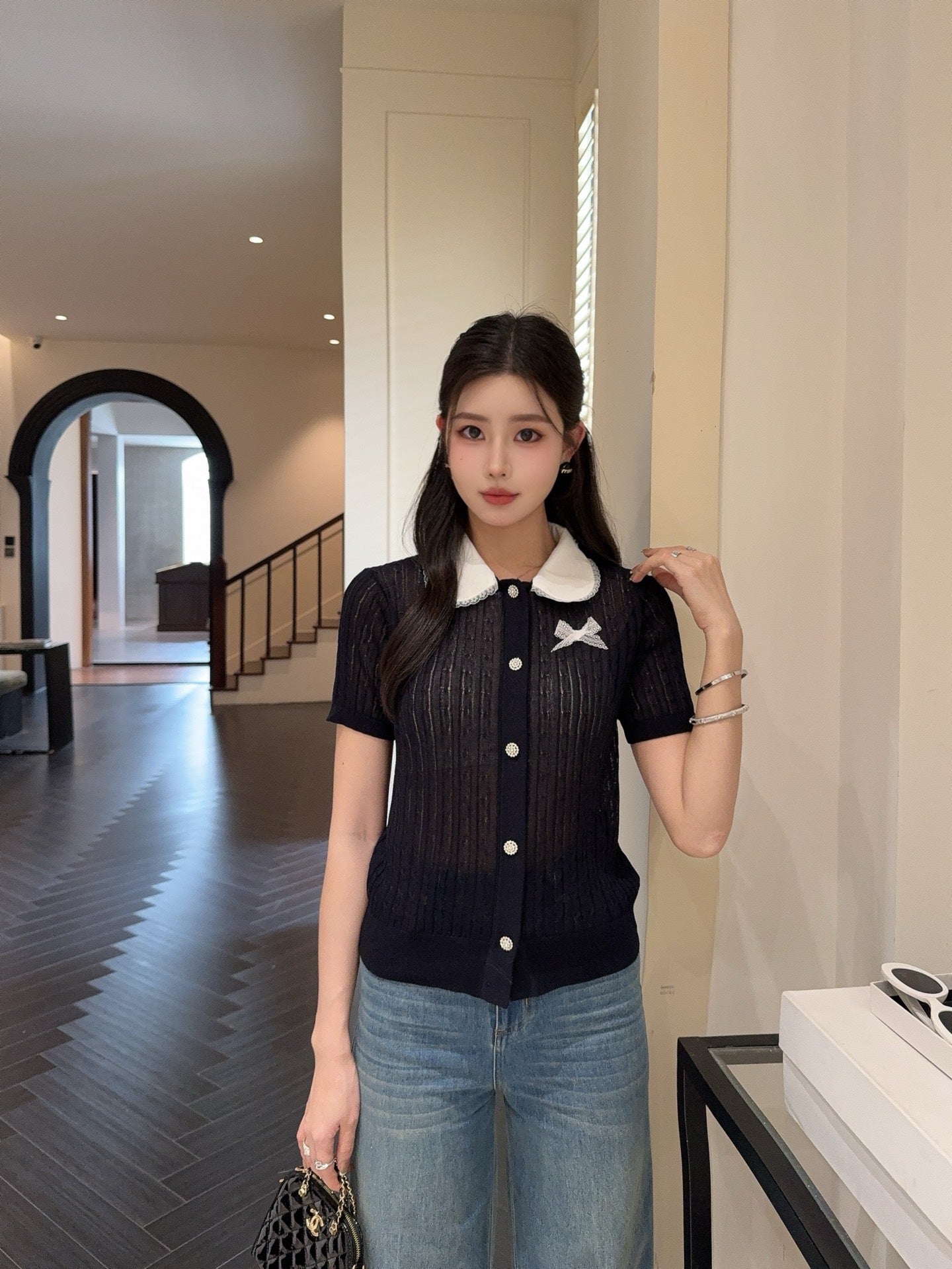 Miu 25ss knit cardigan