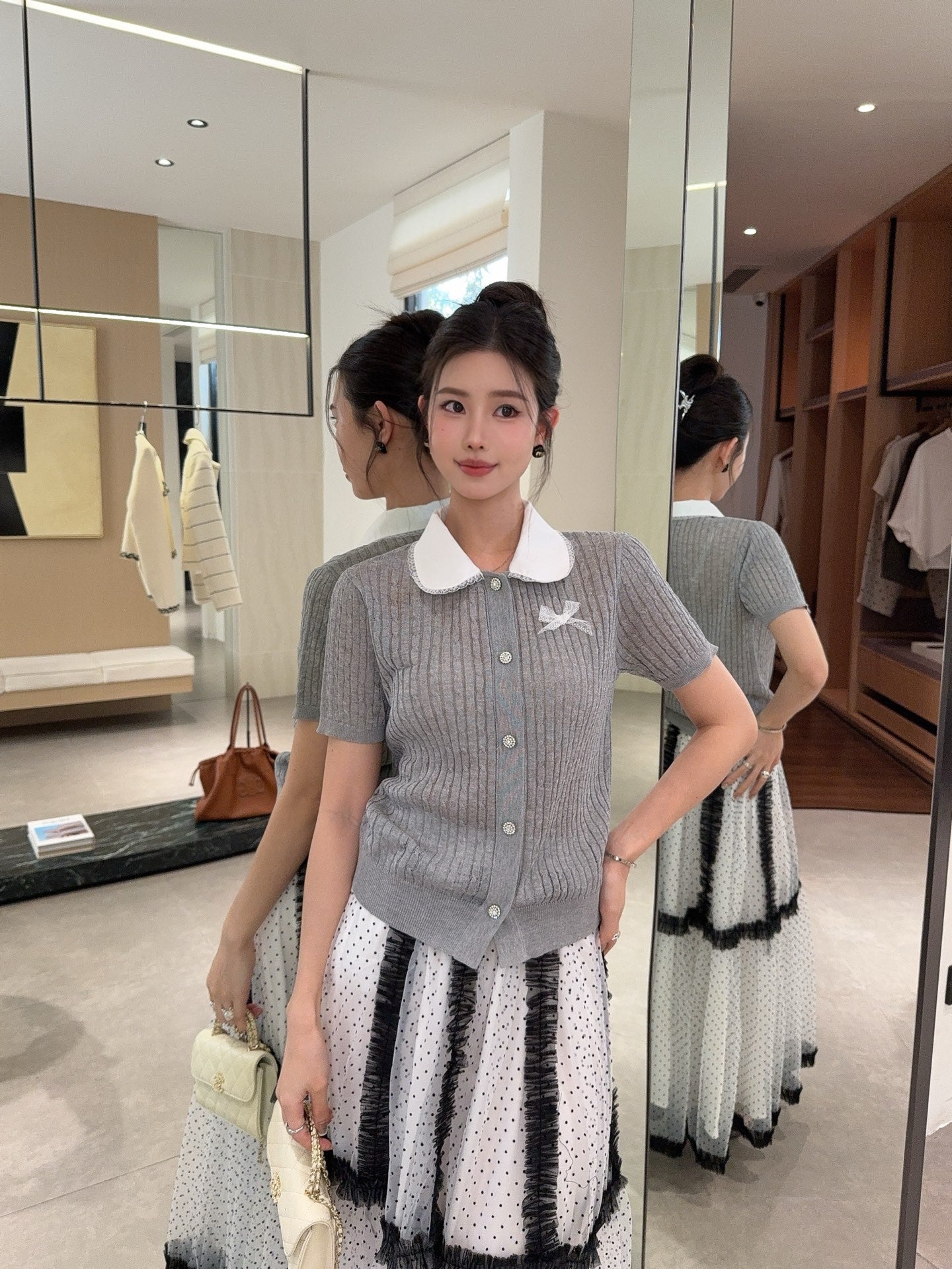 Miu 25ss knit cardigan