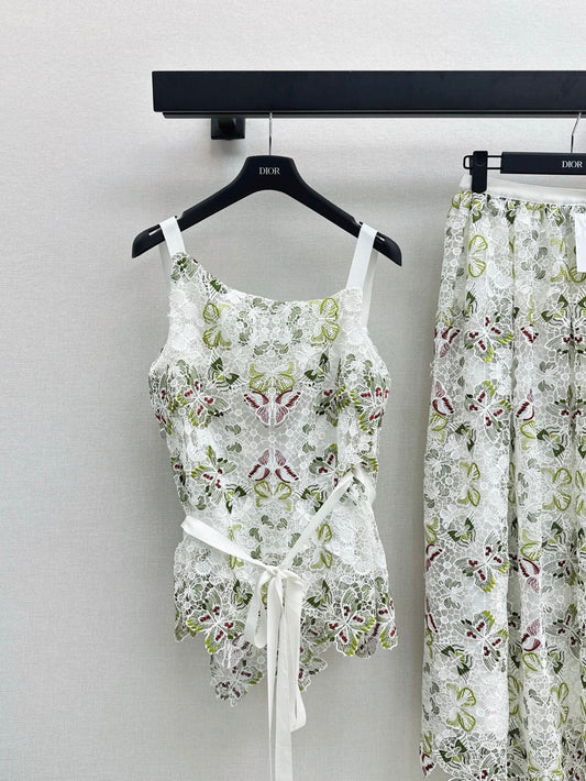 CD 25ss lace embroidered camisole