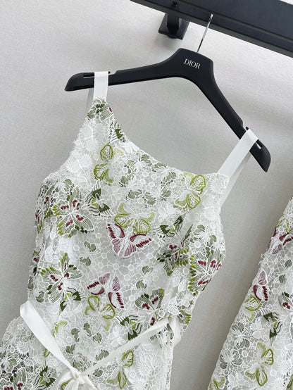CD 25ss lace embroidered camisole