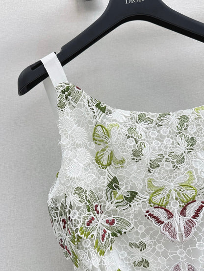 CD 25ss lace embroidered camisole