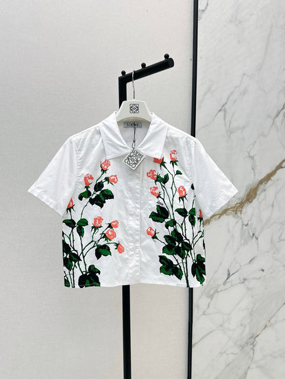 Loe 25ss print shirt