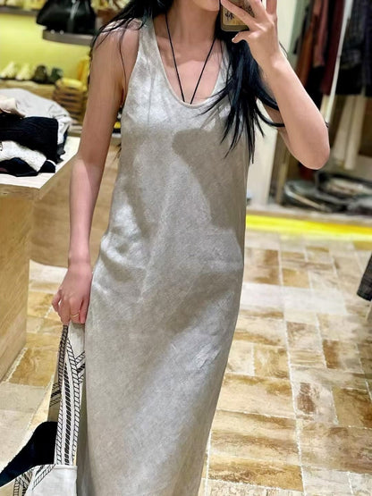 Loro 25ss linen dress