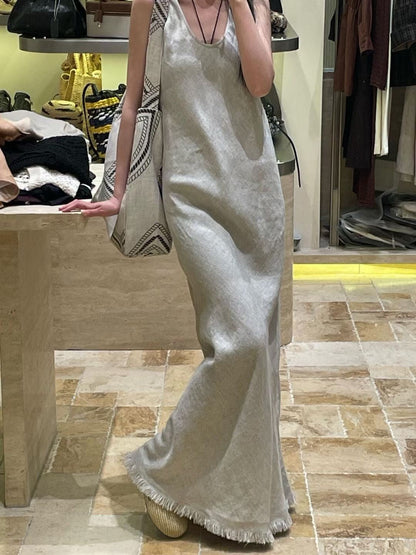 Loro 25ss linen dress