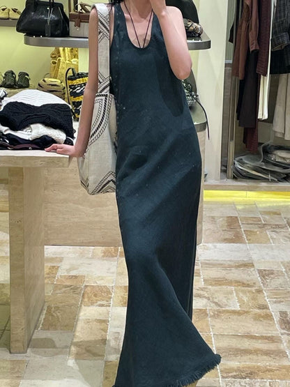 Loro 25ss linen dress