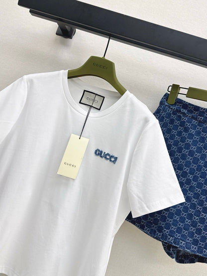 Gu 25ss tee short set