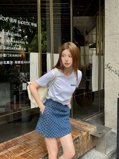 Gu 25ss tee short set