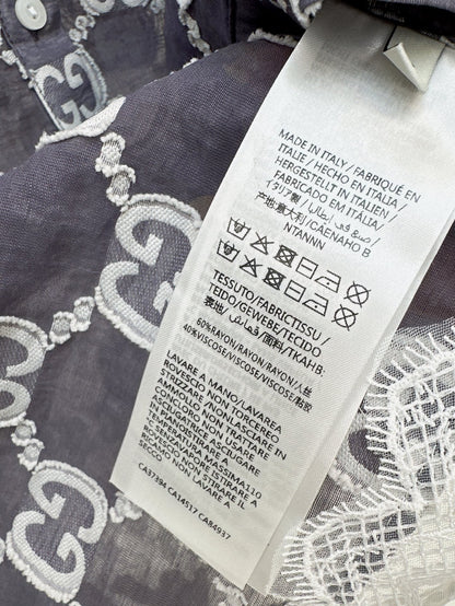 Gu 25ss jacquard shirt