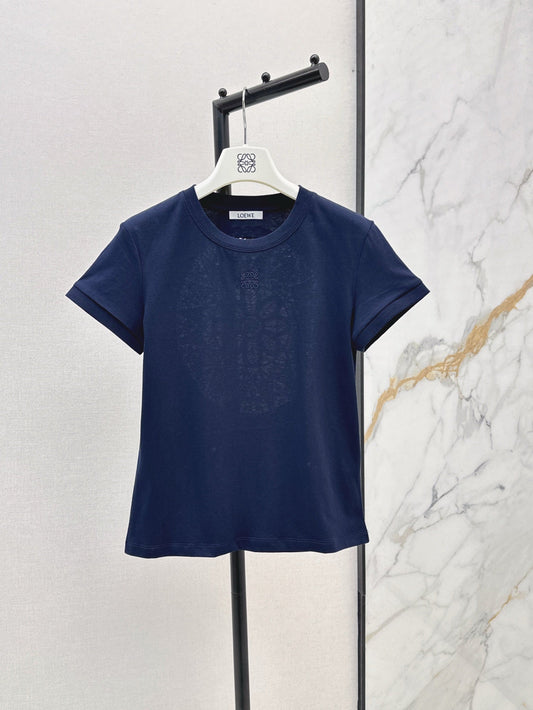 Loe 25ss hollow t-shirt