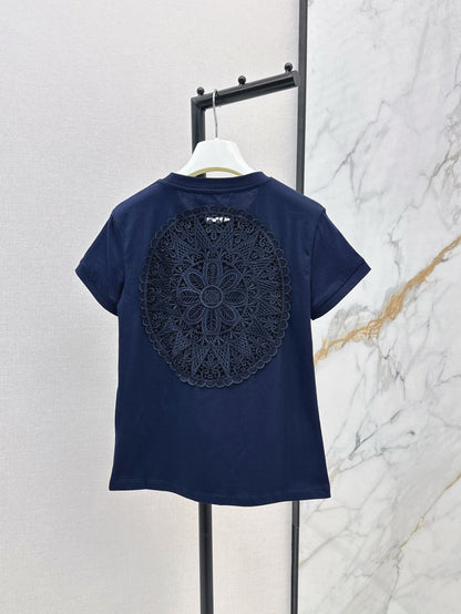 Loe 25ss hollow t-shirt
