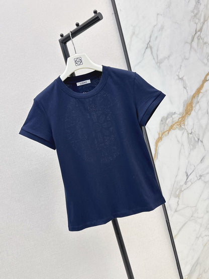 Loe 25ss hollow t-shirt