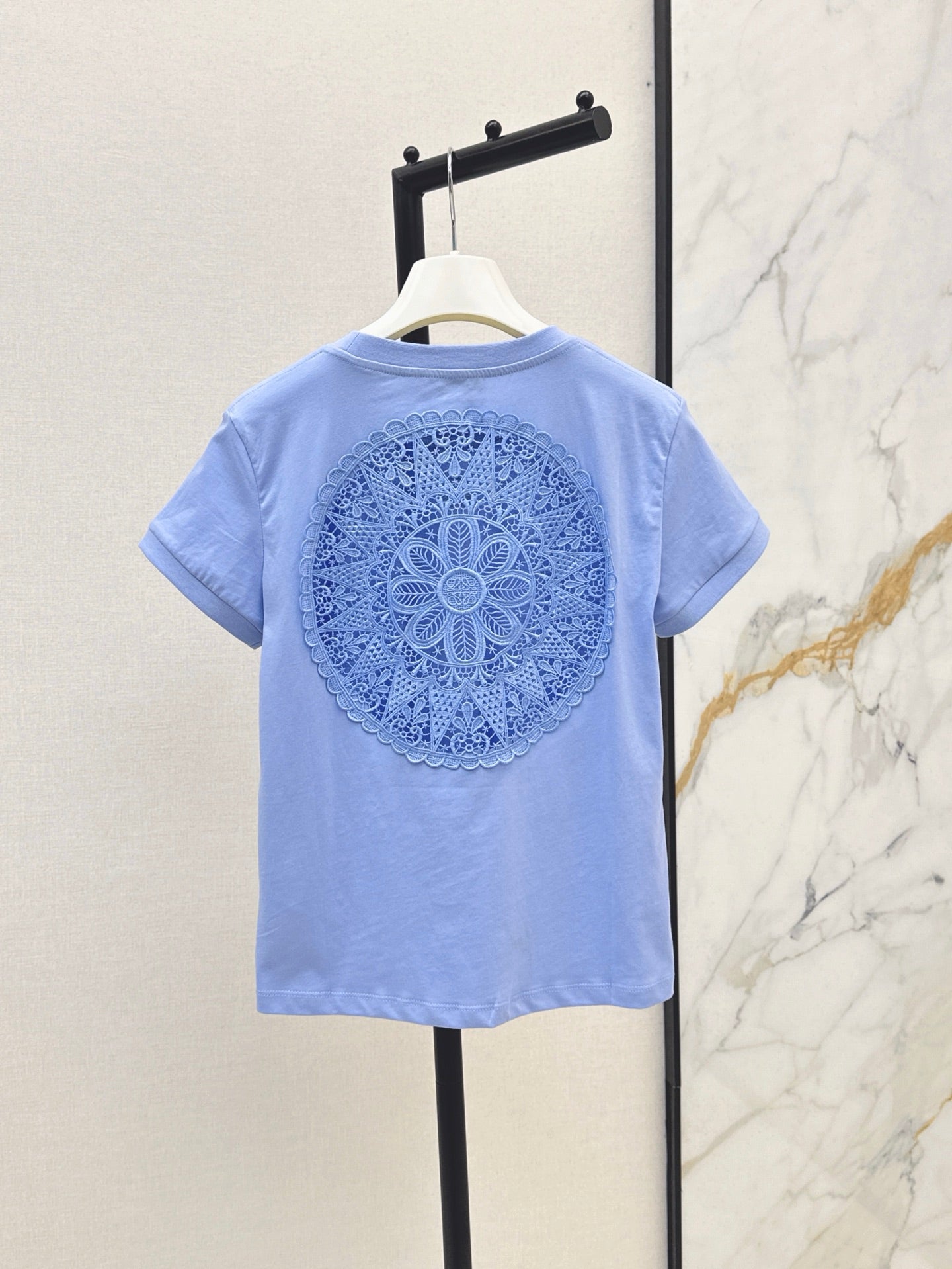 Loe 25ss hollow t-shirt