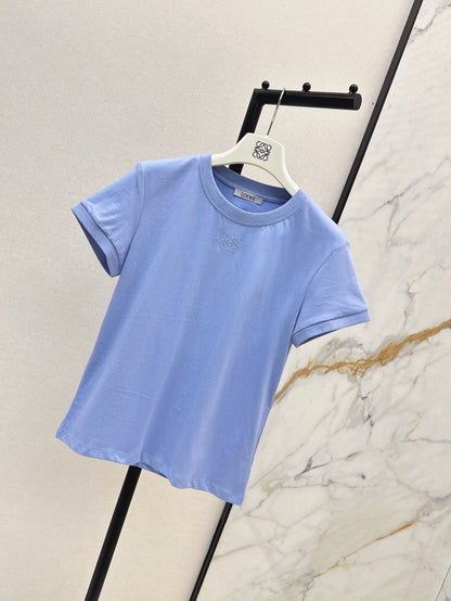 Loe 25ss hollow t-shirt