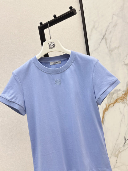 Loe 25ss hollow t-shirt