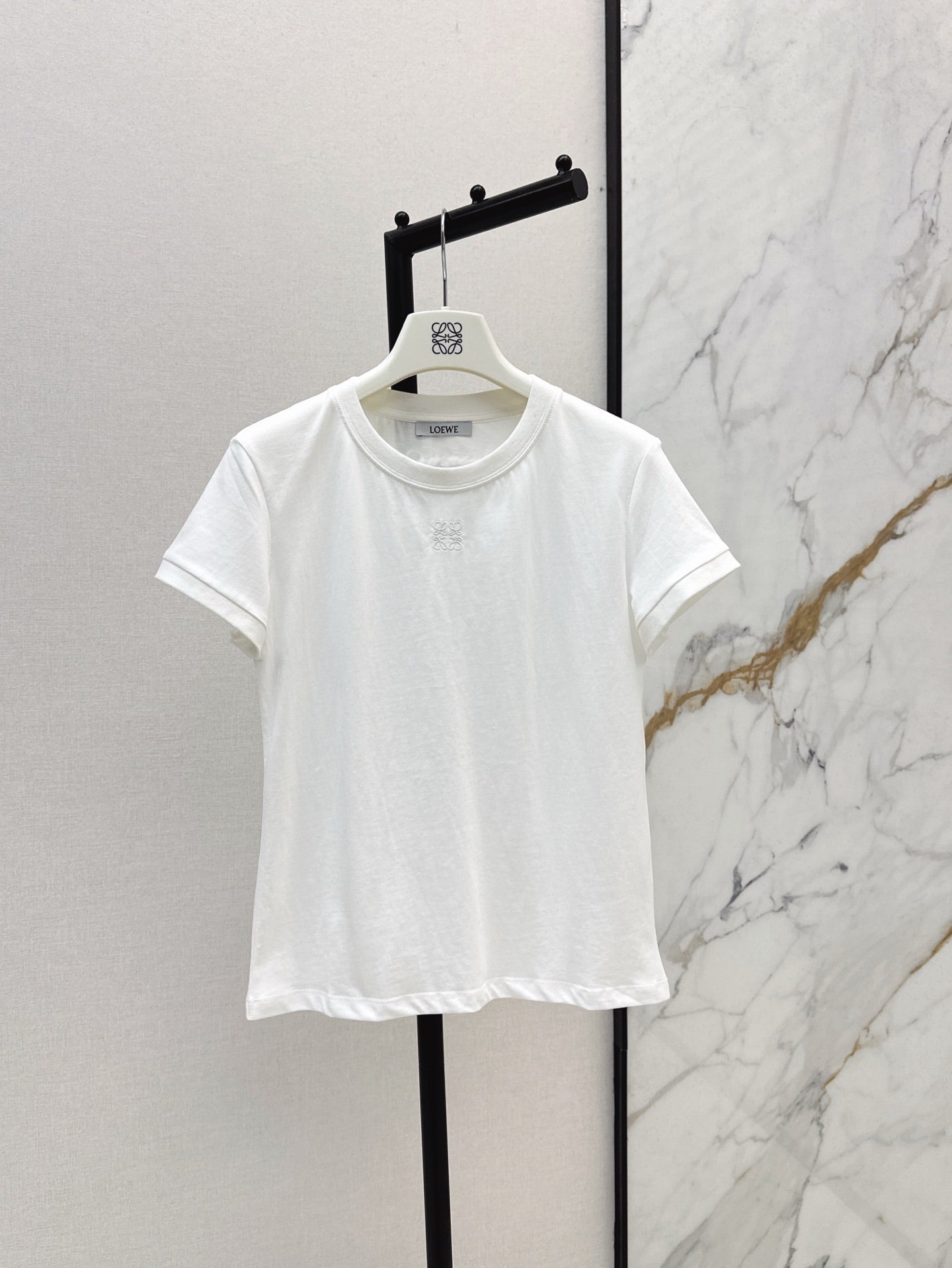 Loe 25ss hollow t-shirt