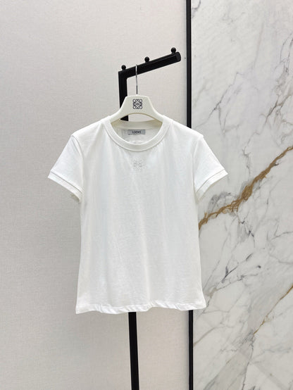 Loe 25ss hollow t-shirt
