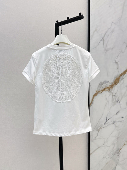 Loe 25ss hollow t-shirt