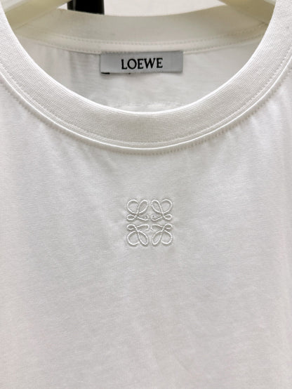 Loe 25ss hollow t-shirt