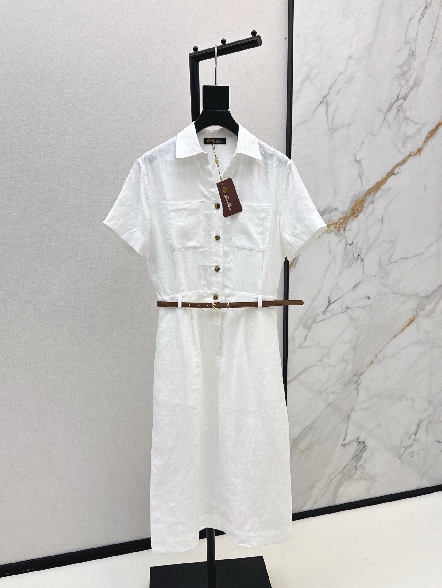 Loro 25ss linen dress