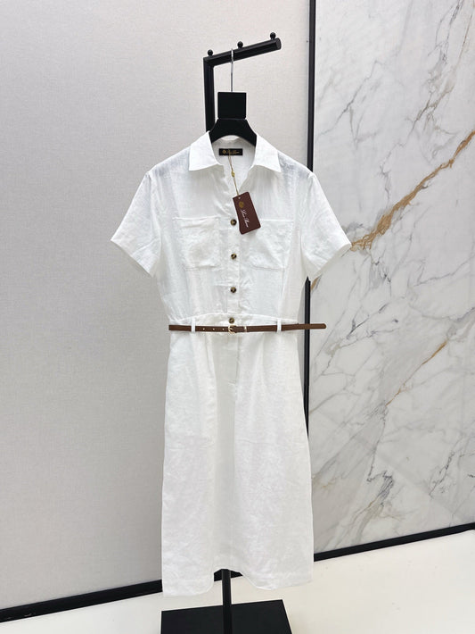 Loro 25ss linen dress