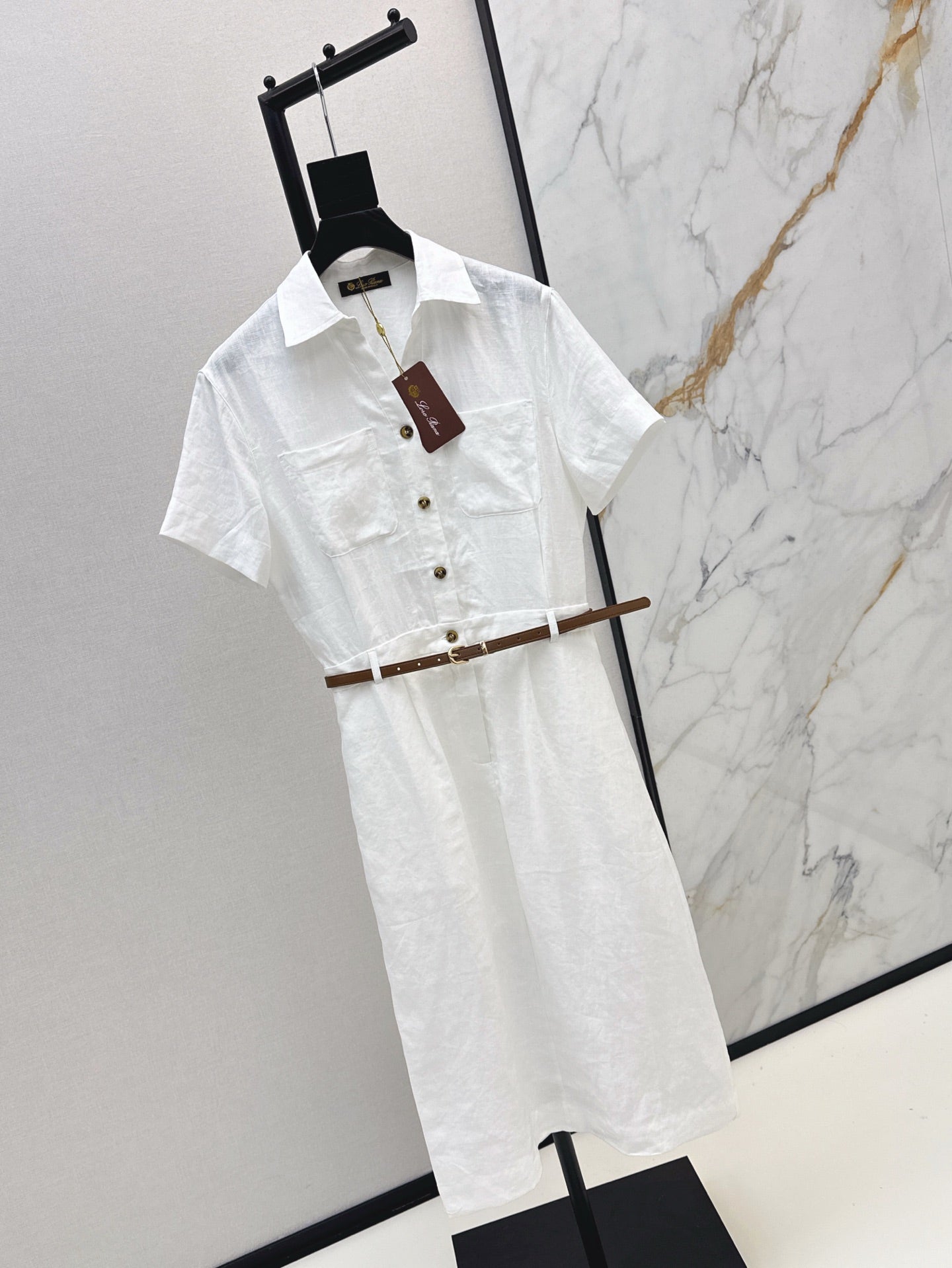 Loro 25ss linen dress