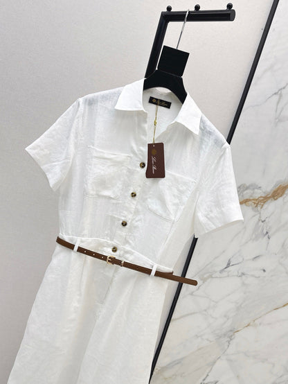 Loro 25ss linen dress