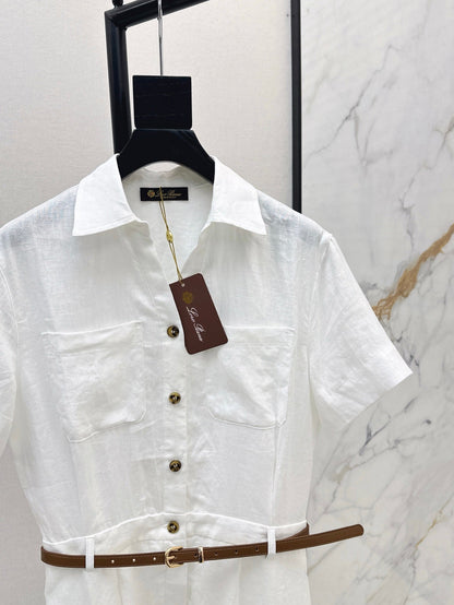 Loro 25ss linen dress