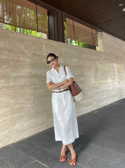 Loro 25ss linen dress