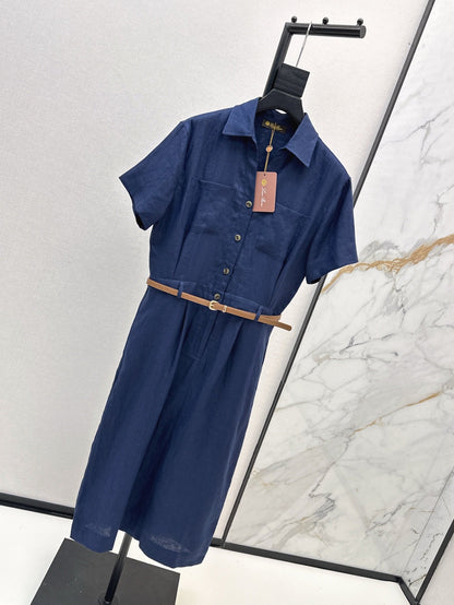 Loro 25ss linen dress