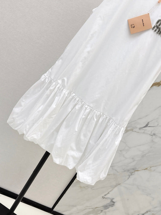 Miu 25ss rhinestone dress