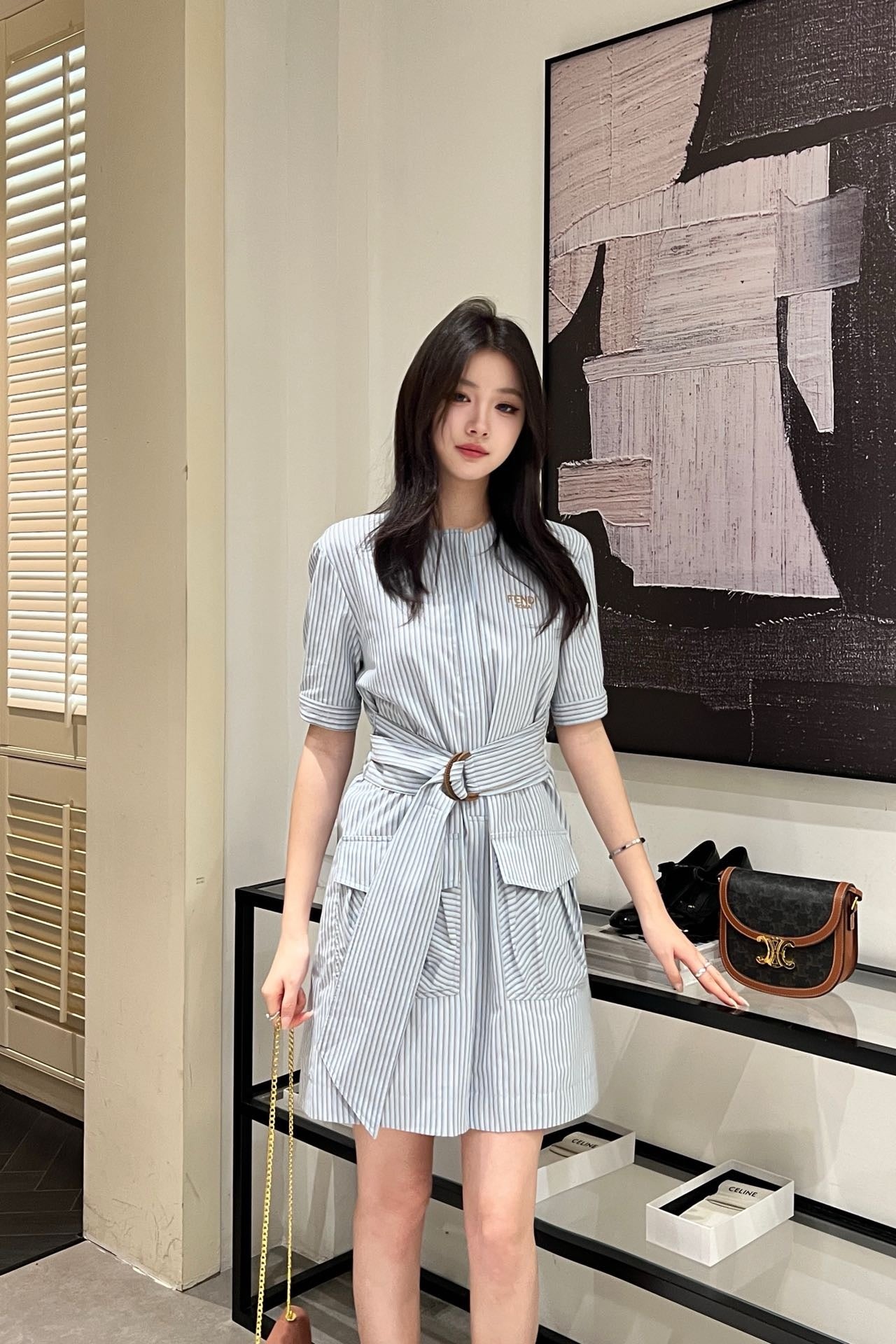 Fen 25ss shirt dress