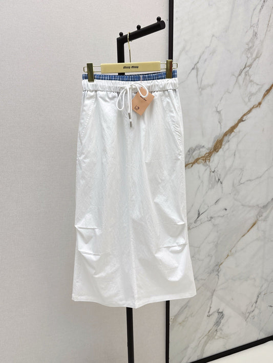 Miu 25ss drawstring skirt