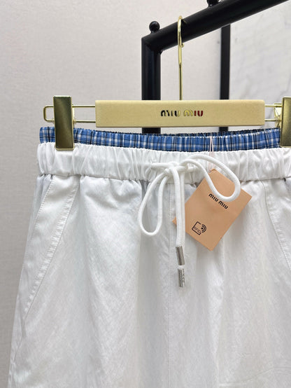 Miu 25ss drawstring skirt