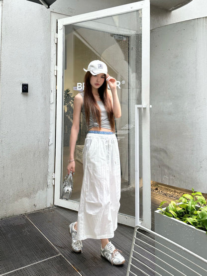 Miu 25ss drawstring skirt