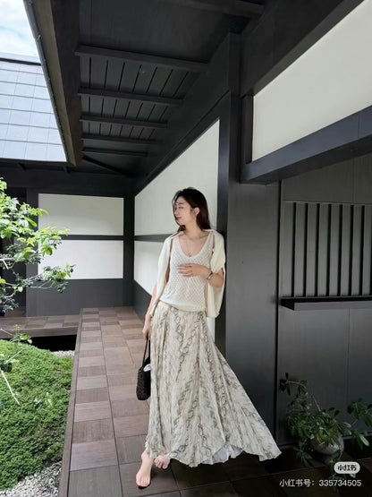 Loe 25ss ruffle skirt