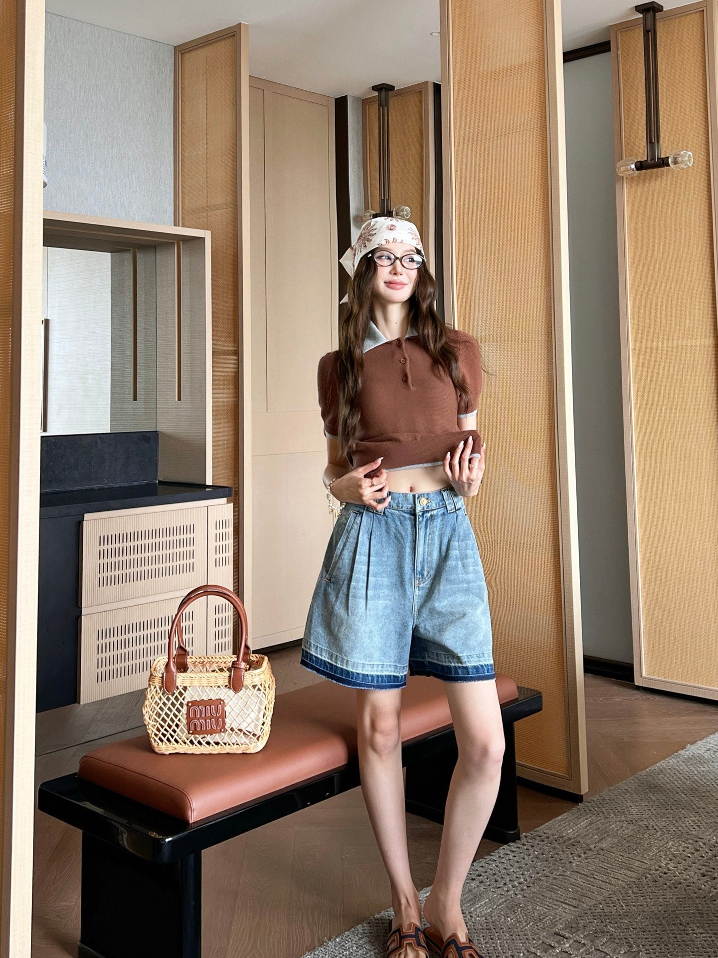 Val 25ss denim short