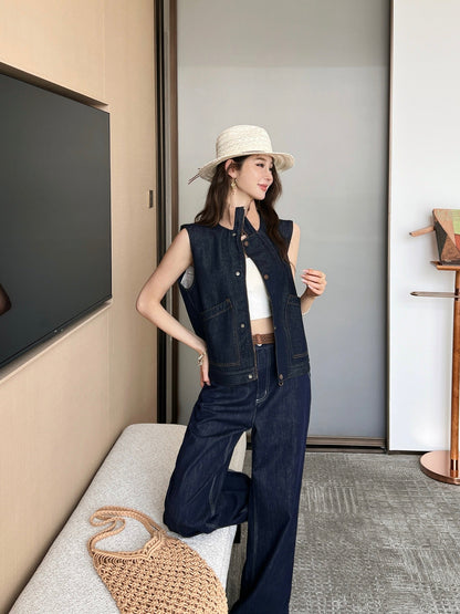 Loro 25ss denim vest