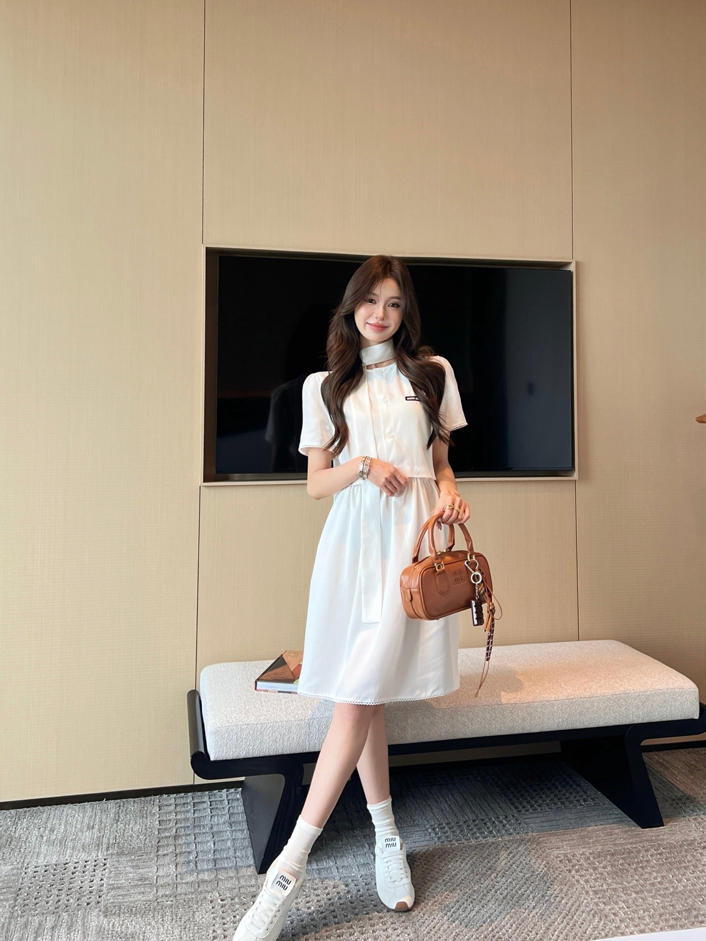 Miu 25ss shirt dress
